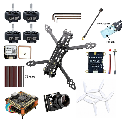 Mark4 7 Inch 295mm Carbon Fiber Analog FPV Drone Kit