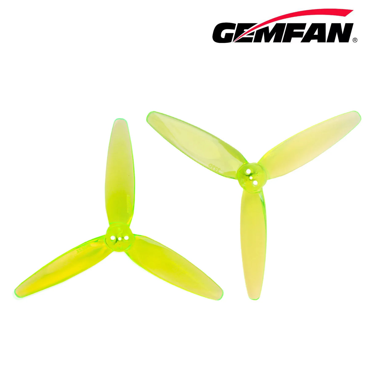 Gemfan F3015 Floppy Proppy PC 3-Blade Propeller for 3 Inch FPV Drone (2CW + 2CCW) - Radioactive Green