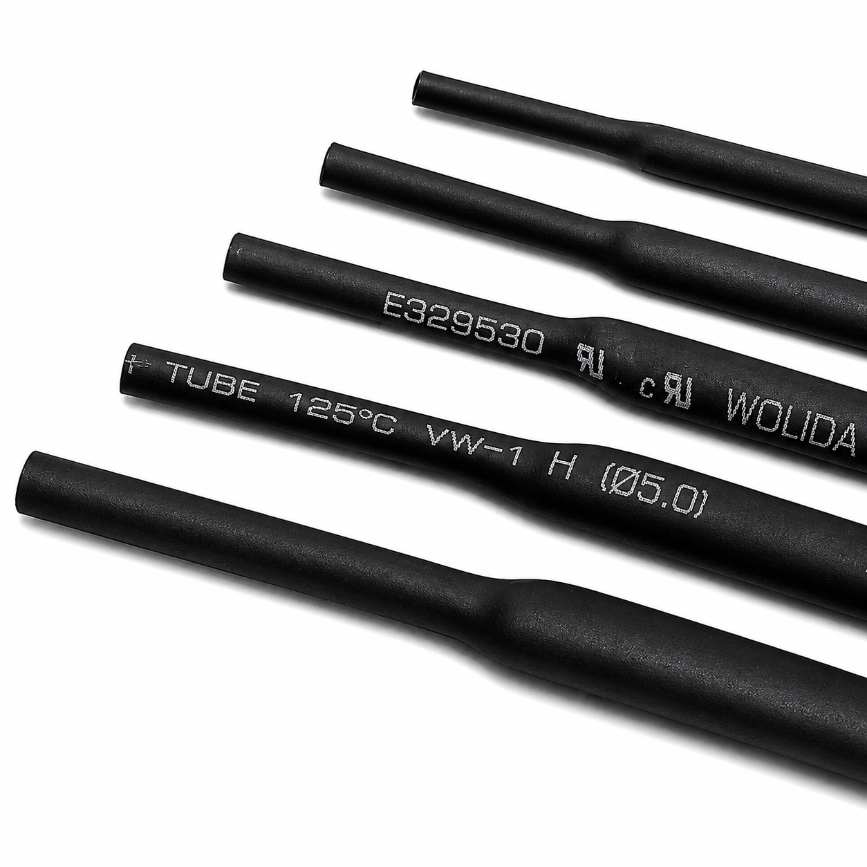 Heat Shrink Sleeve 1mm Black 1meter