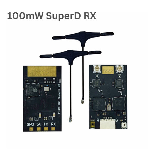 DakeFPV 2.4GHz 100mW ExpressLRS SuperD Receiver