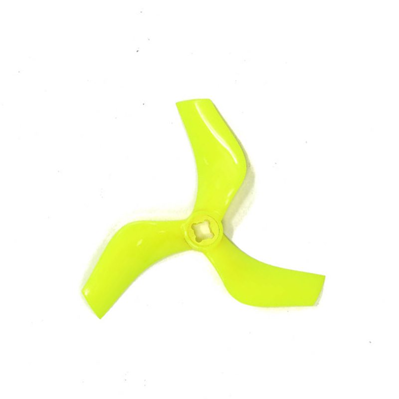 Gemfan D75mm Ducted PC 3 Blade 1.5mm & M5 Propellers 2CW + 2CCW – Yellow