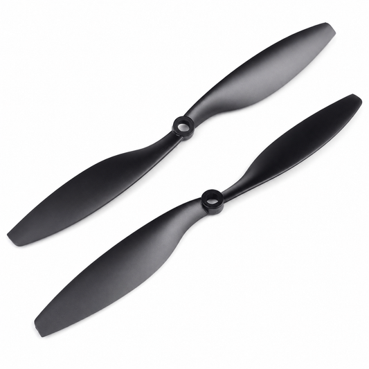 1045 DJI ABS Black Propeller 1CW and 1CCW Pair for RC Multirotor Drone