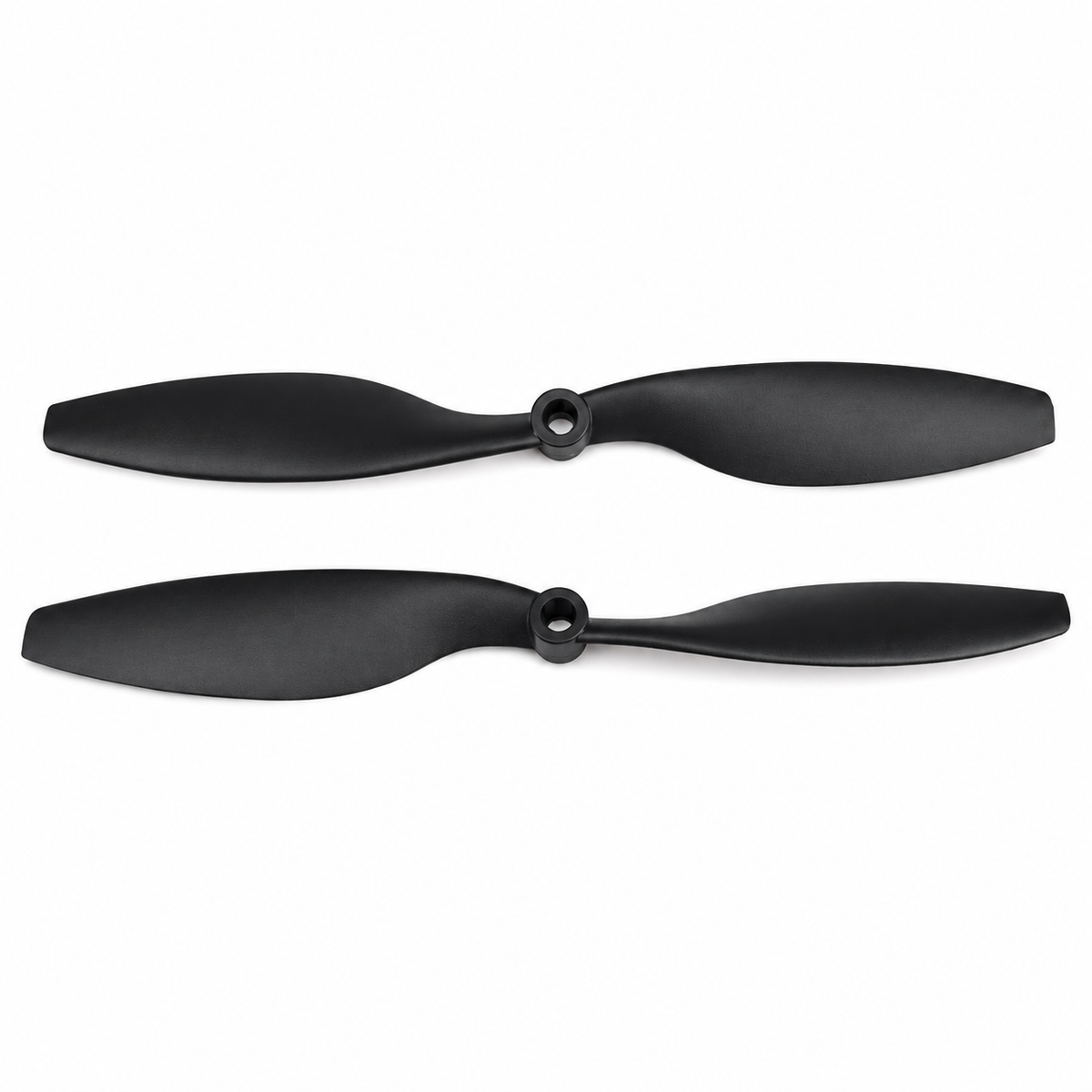 Angled view of 1045 DJI ABS Black propeller pair