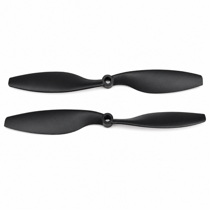 Angled view of 1045 DJI ABS Black propeller pair
