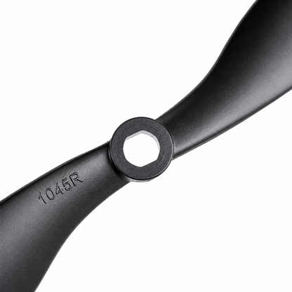 Blade detail of 1045 DJI ABS Black propeller for RC drone