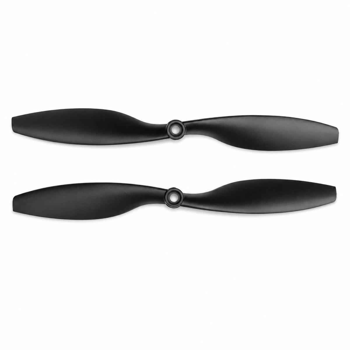 Front view of 1045 DJI ABS Black 1CW and 1CCW propellers