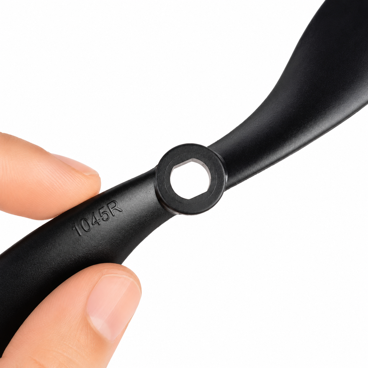 Hub detail of 1045 DJI ABS Black propeller