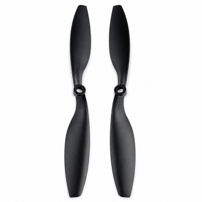 Vertical view of 1045 DJI ABS Black propeller pair