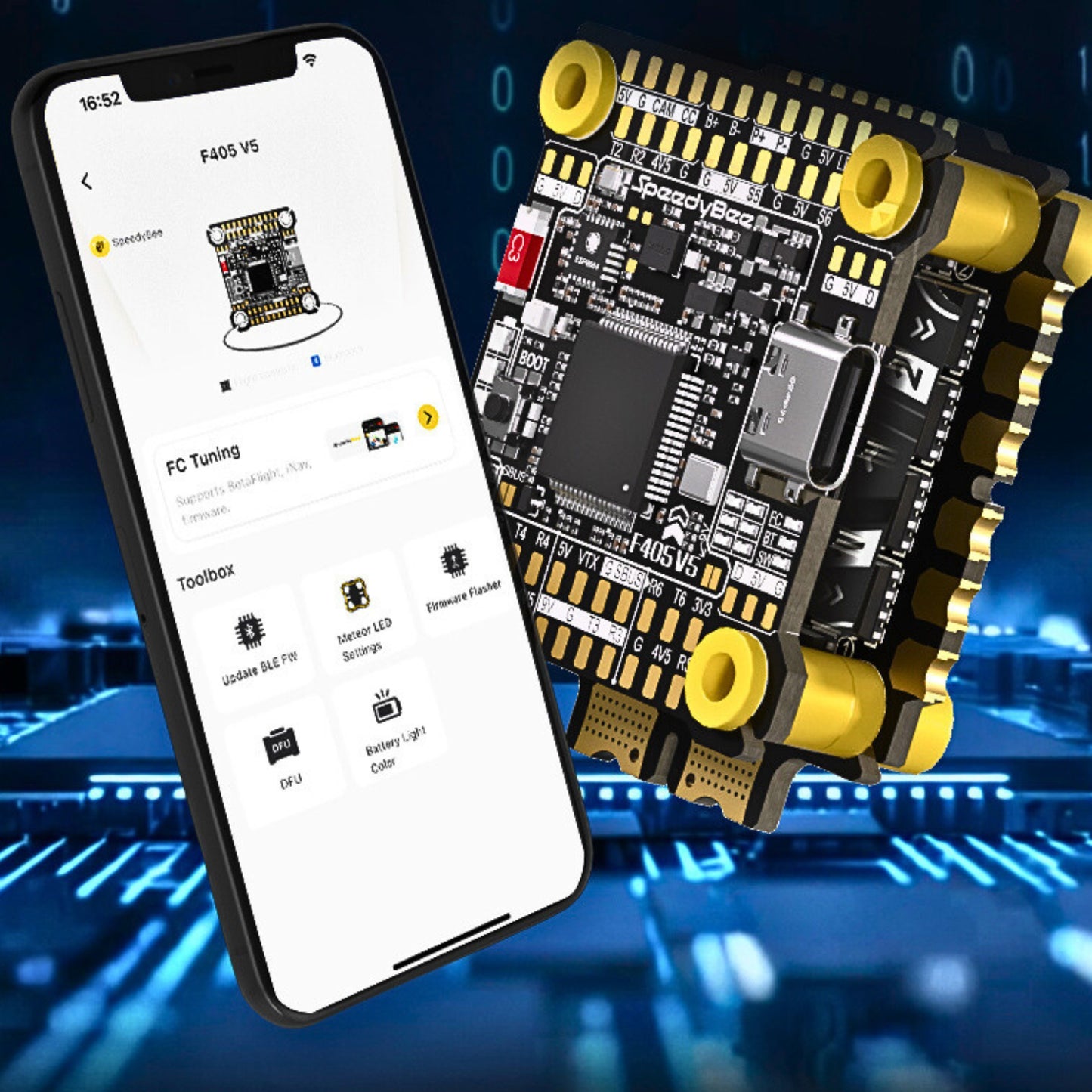 SpeedyBee F405 V5 OX32 55A 30x30 Model Aircraft FC&ESC Stack - Standard Version