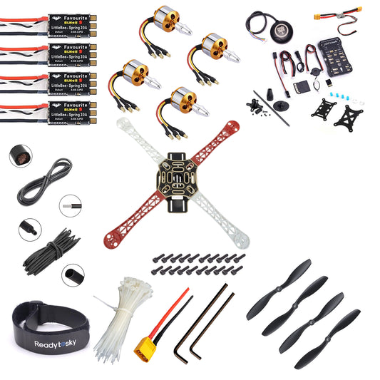 Pixhawk 2.4.8 Combo Kit Flight Controller With GPS F450 Quadcopter Advance Drone Kit  - Without tx