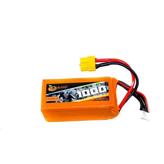 22.2V 1000mAh 35C 6S Lithium Polymer Battery Pack (Brand Orange). Hi Tech xyz