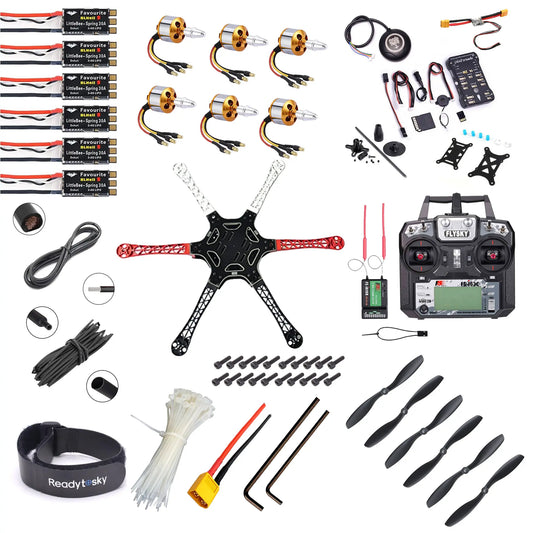 Pixhawk 2.4.8 Combo Kit Flight Controller With GPS F550 hexacopter Advance Drone Kit - Flysky - i6x