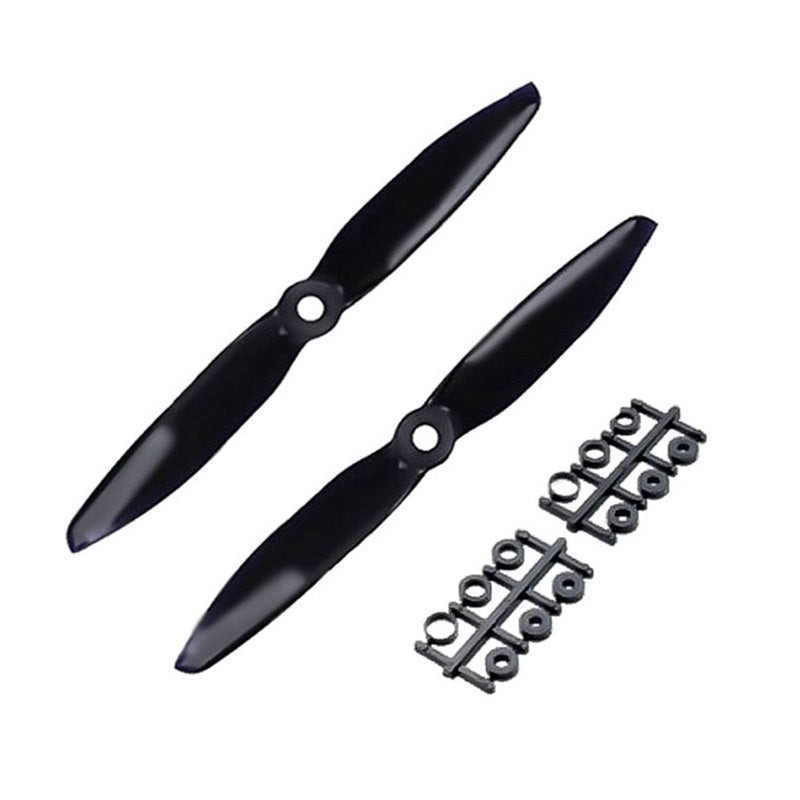 Orange HD Propellers 1050(10X5.0) ABS Black 1CW+1CCW-1pair