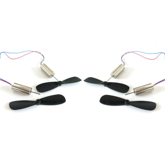 720 Magnetic Micro Coreless Motor + 55 MM Propeller for Micro Quadcopters – (Set of 4Pcs)