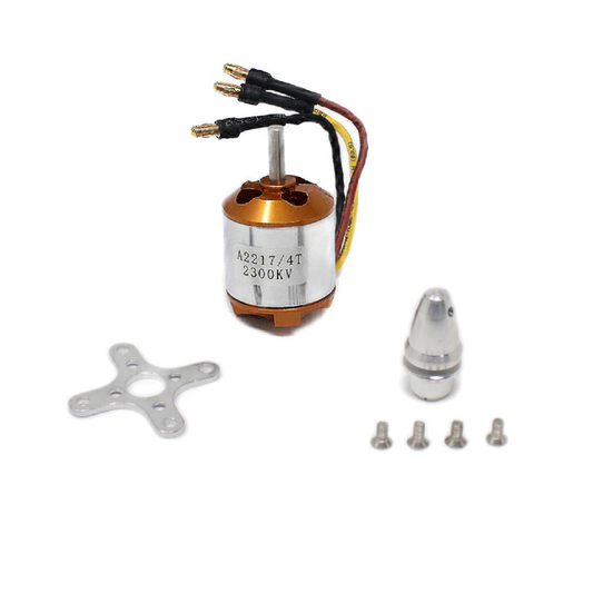 A2217 2300KV RC Brushless Out-runner Motor welded Banana Connector (Male)