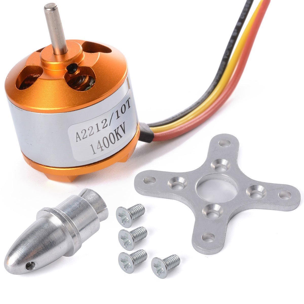 1400KV A2212/10T Brushless Motor With Bullet Connector for Drone & RC Plane