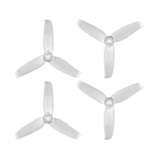 Orange HD 4052(4X5.2) Tri-Blade Flash Propellers 2CW+2CCW 2 Pair-Transparent