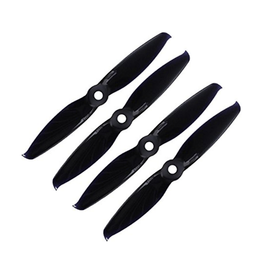 Orange HD 5152(51X5.2) Flash Durable Propeller 2CW+2CCW 2 Pair-Black