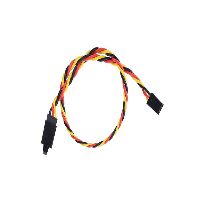 SafeConnect Twisted 15CM 22AWG Servo Lead Extension (JR) Cable with Self  Locking Hook