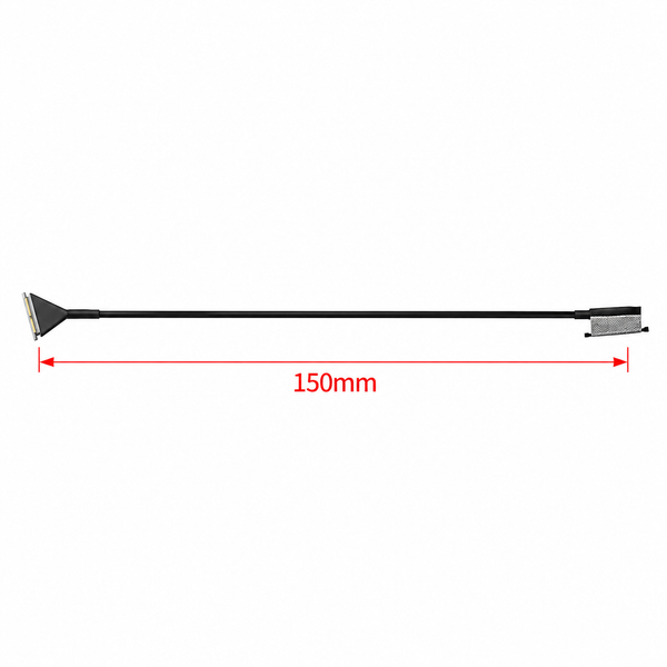 Compatible DJ 04/04 Pro Coaxial Cable Straight-to-Right-Angle 150MM