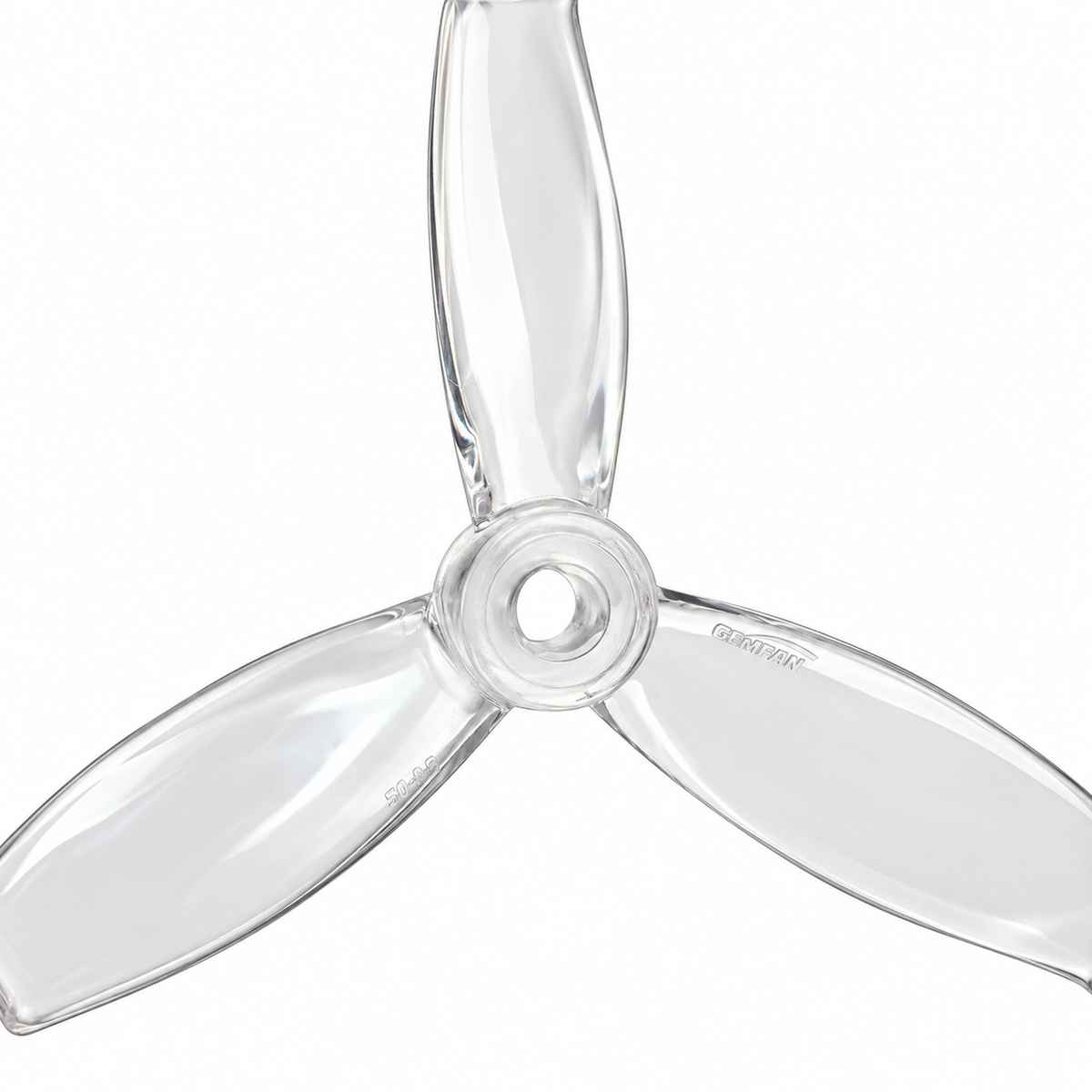 Gemfan 5043 WinDancer PC 3-Blade Freestyle Propeller for 5 Inch FPV Drone (2CW + 2CCW) - Clear