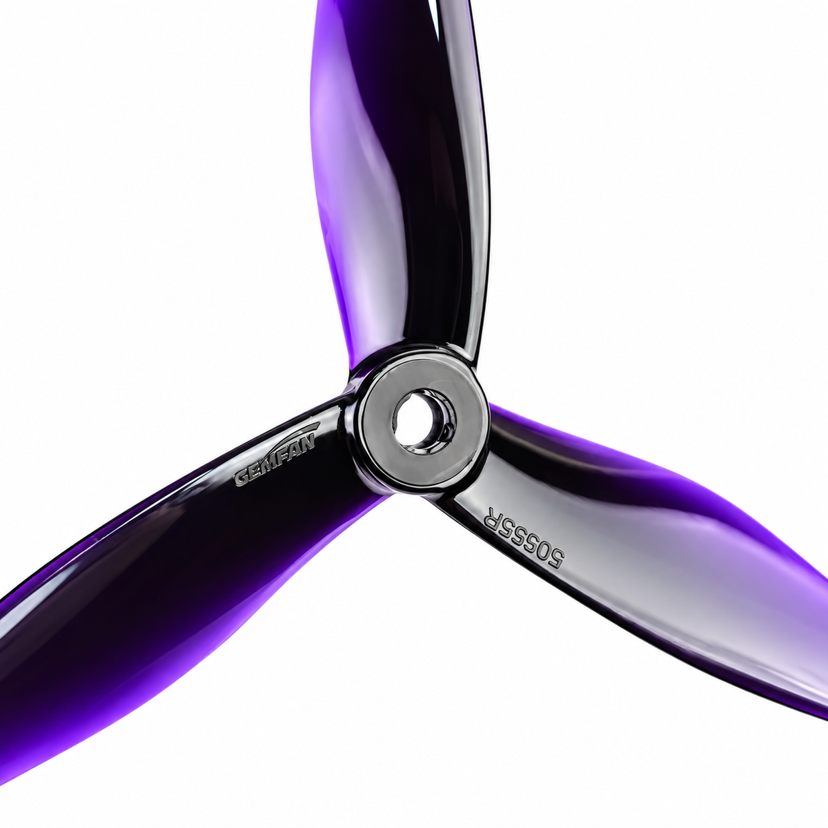 Gemfan 5055S Hulkie PC 3-Blade Freestyle Propeller for 5 Inch FPV Drone (2CW + 2CCW) - Black