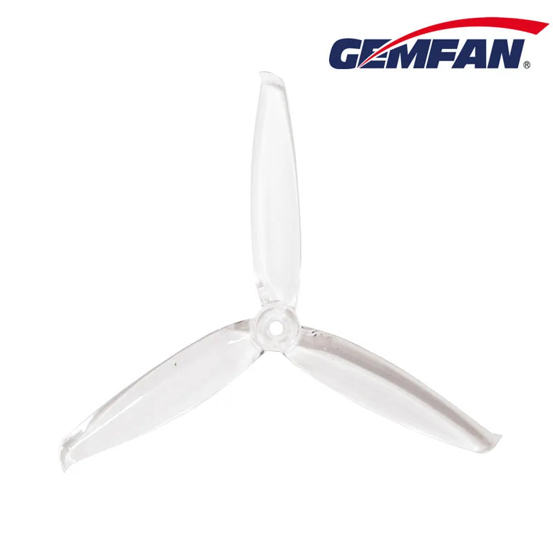 Gemfan 6042 Flash PC 3-Blade Freestyle Propeller for 6 Inch FPV Drone (2CW + 2CCW) - Clear
