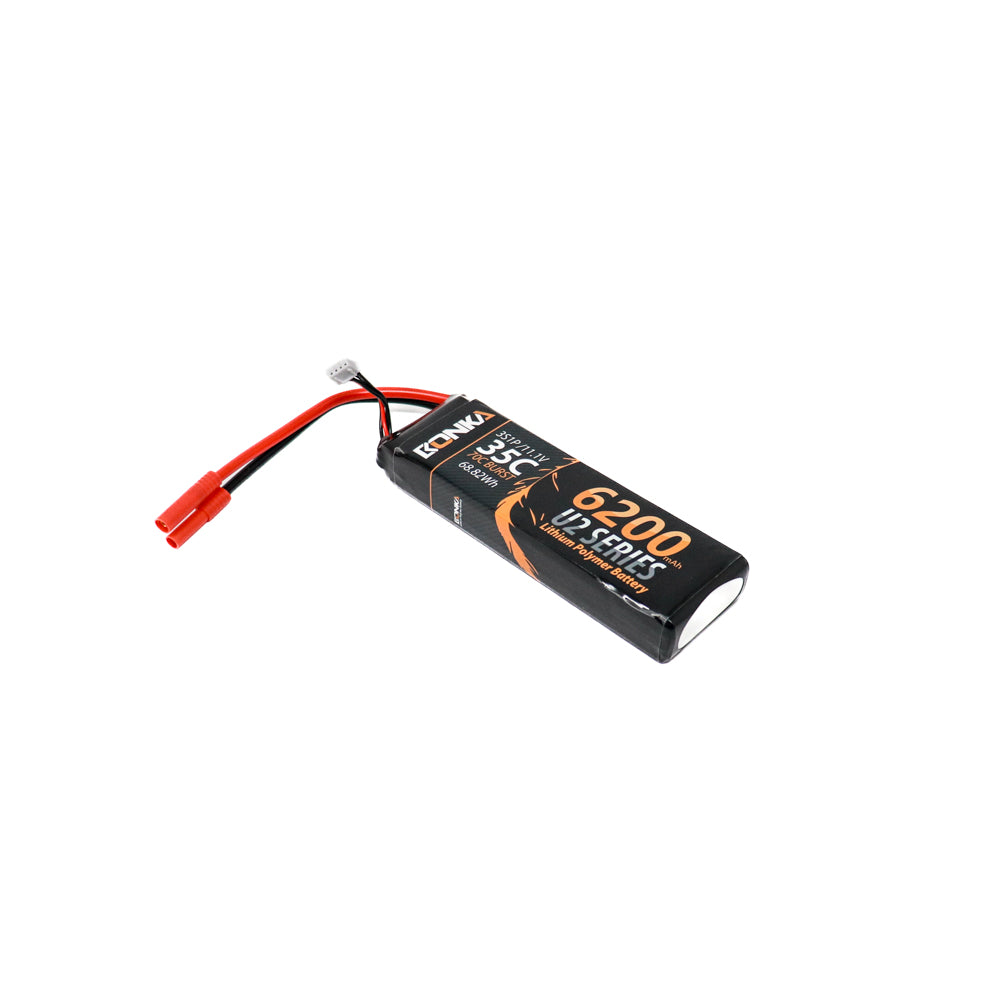 11.1V 6200mAh 3S 35C Lithium Polymer Battery Pack (Brand Bonka).