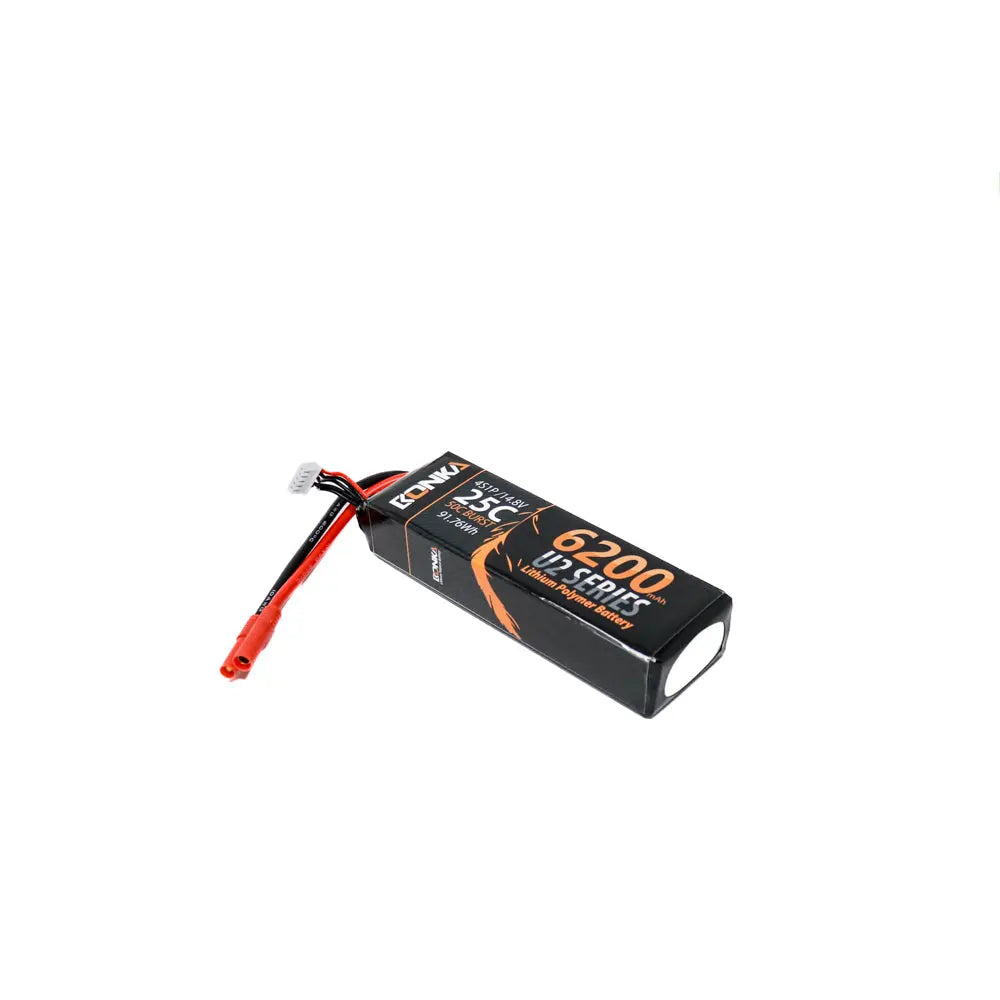 14.8V 6200mAh 4S 25C Lithium Polymer Battery Pack (Brand Bonka). Hi Tech xyz