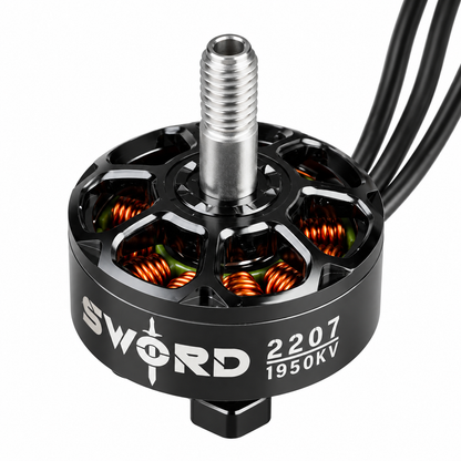 1950KV 6S brushless motor for 5 inch FPV drone builds