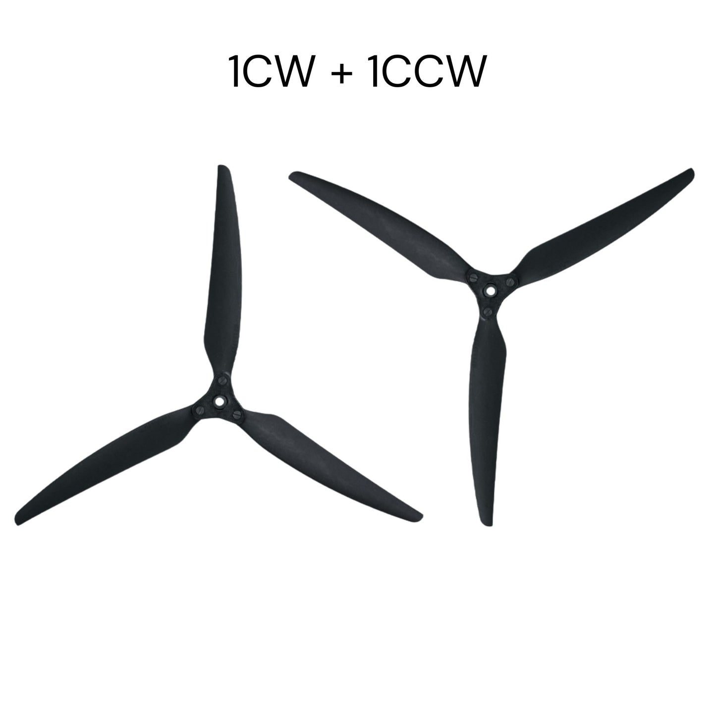 Gemfan 1510F Folding 3-Blade Glass Fiber Nylon Propellers (1CW + 1CCW)