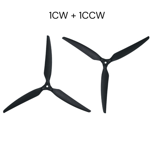 Gemfan 1510F Folding 3-Blade Glass Fiber Nylon Propellers (1CW + 1CCW)