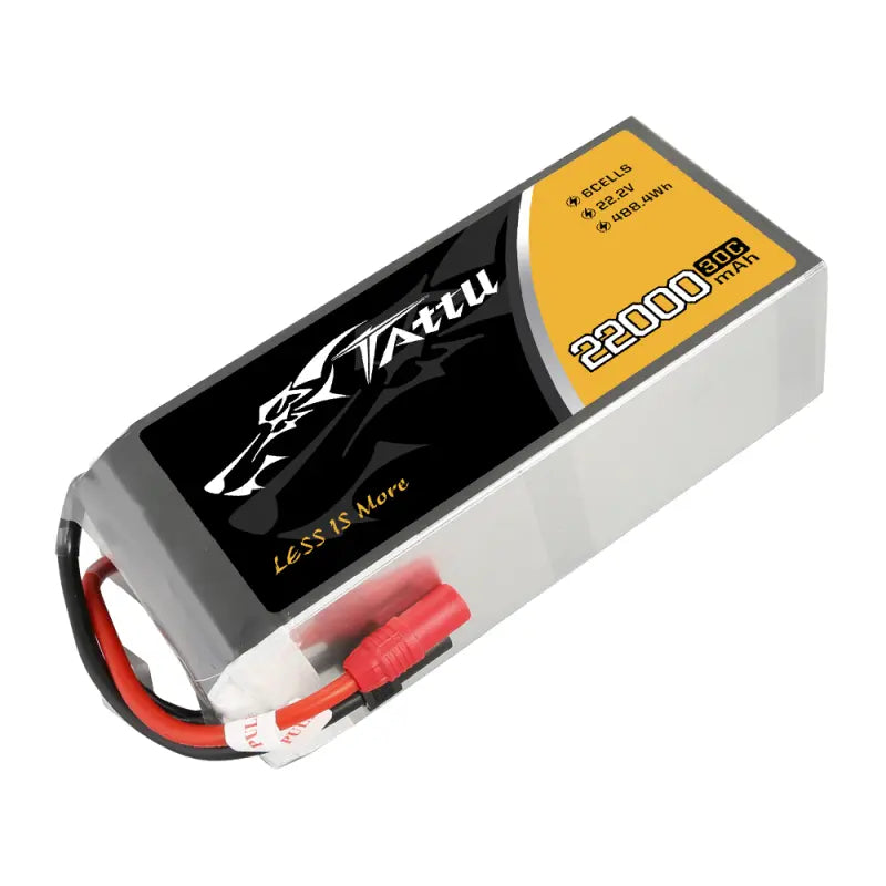 Tattu 22.2V 22000mAh 6S 25C Lipo Battery. Hi Tech xyz