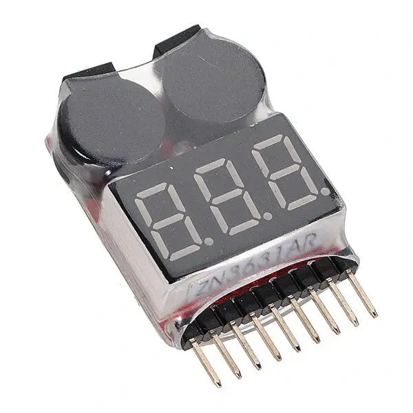 2s-8s Lipo Battery Voltage Tester | Battery Level Indicator. Hi Tech xyz