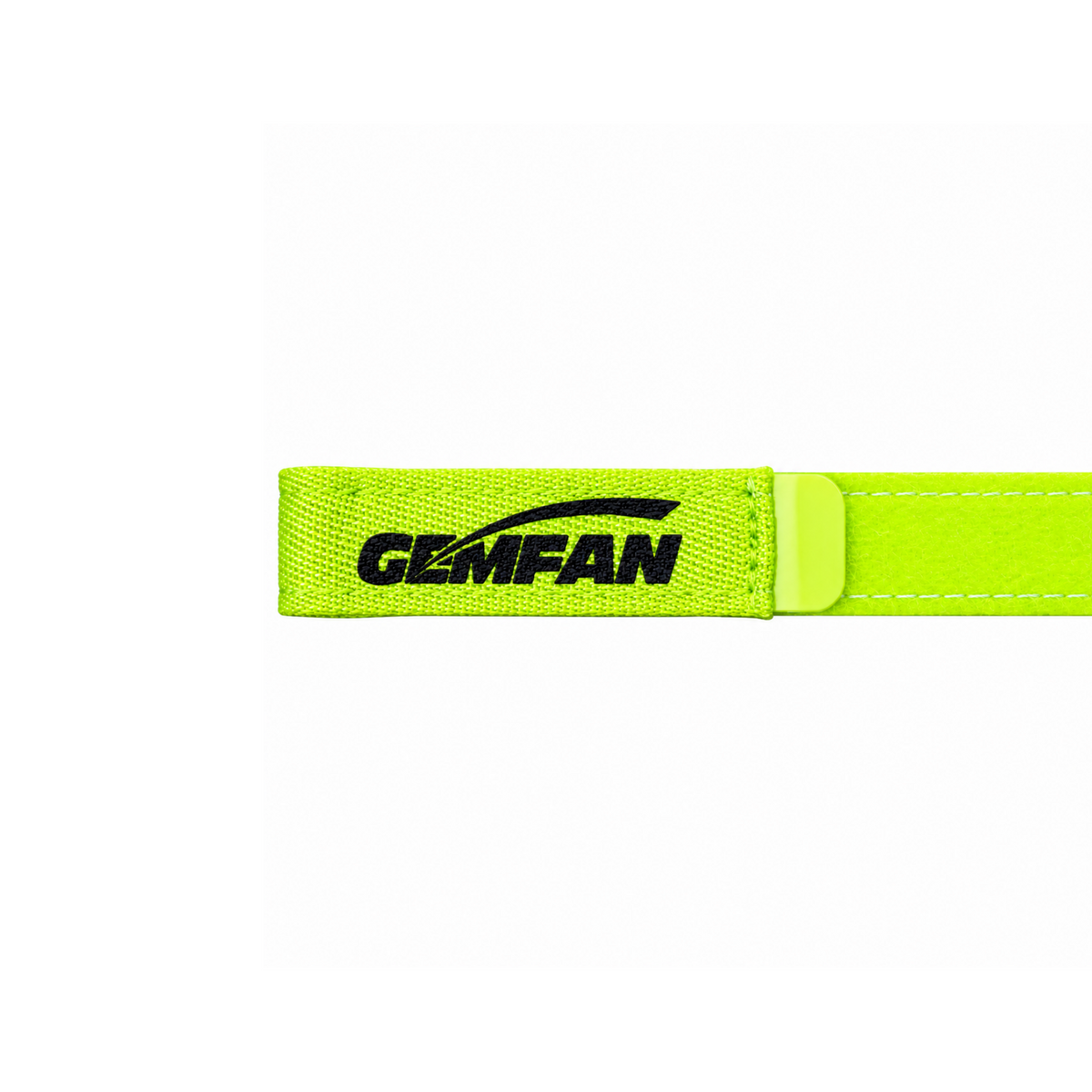 Gemfan 25x1.6cm Magic Anti-Skid LiPo Battery Tie Down Strap – Fluorescent Yellow for FPV Drone