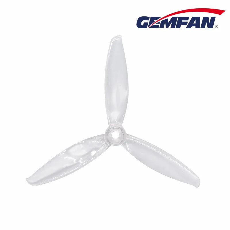Gemfan 5043 WinDancer PC 3-Blade Freestyle Propeller for 5 Inch FPV Drone (2CW + 2CCW) - Clear