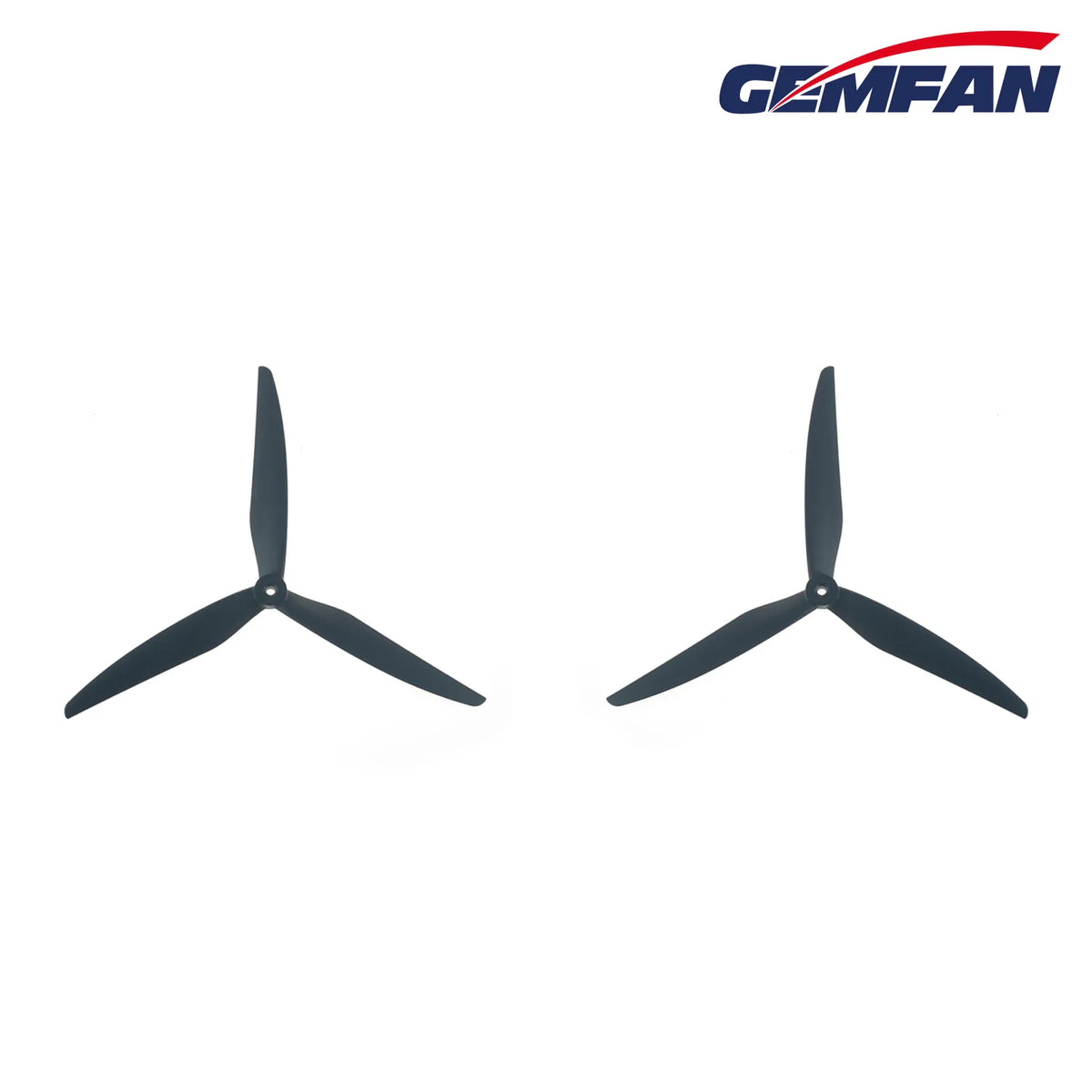 Gemfan 1050W Cinelifter Glass Fiber Nylon 3-Blade Propeller for 10 Inch FPV Drone (1CW + 1CCW) - Black