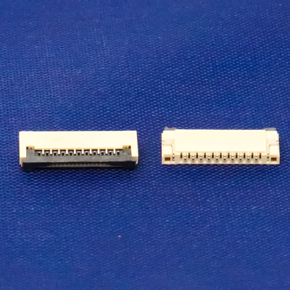1mm Pitch 10 Pin FPCFFC SMT Flip Connector