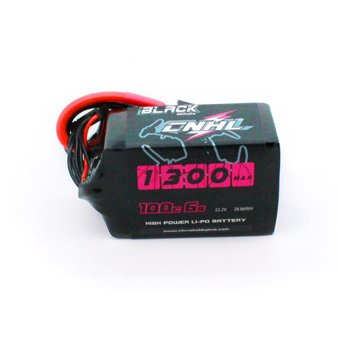 CNHL Black Series 1300mAh 6S 100C Lipo Battery. Hi Tech xyz