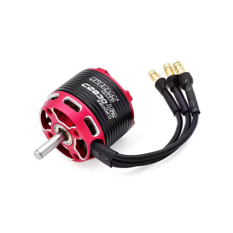 SURPASS HOBBY C2830 14pole Outrunner Brushless Moror for Fixed Wing AircraftΦ3.0*12mm 3.5mm Connector (2200 KV)