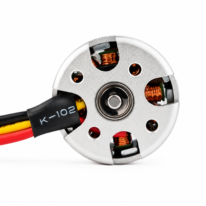 Close-up of High Power 2212 980KV CCW self locking brushless motor for FPV drones