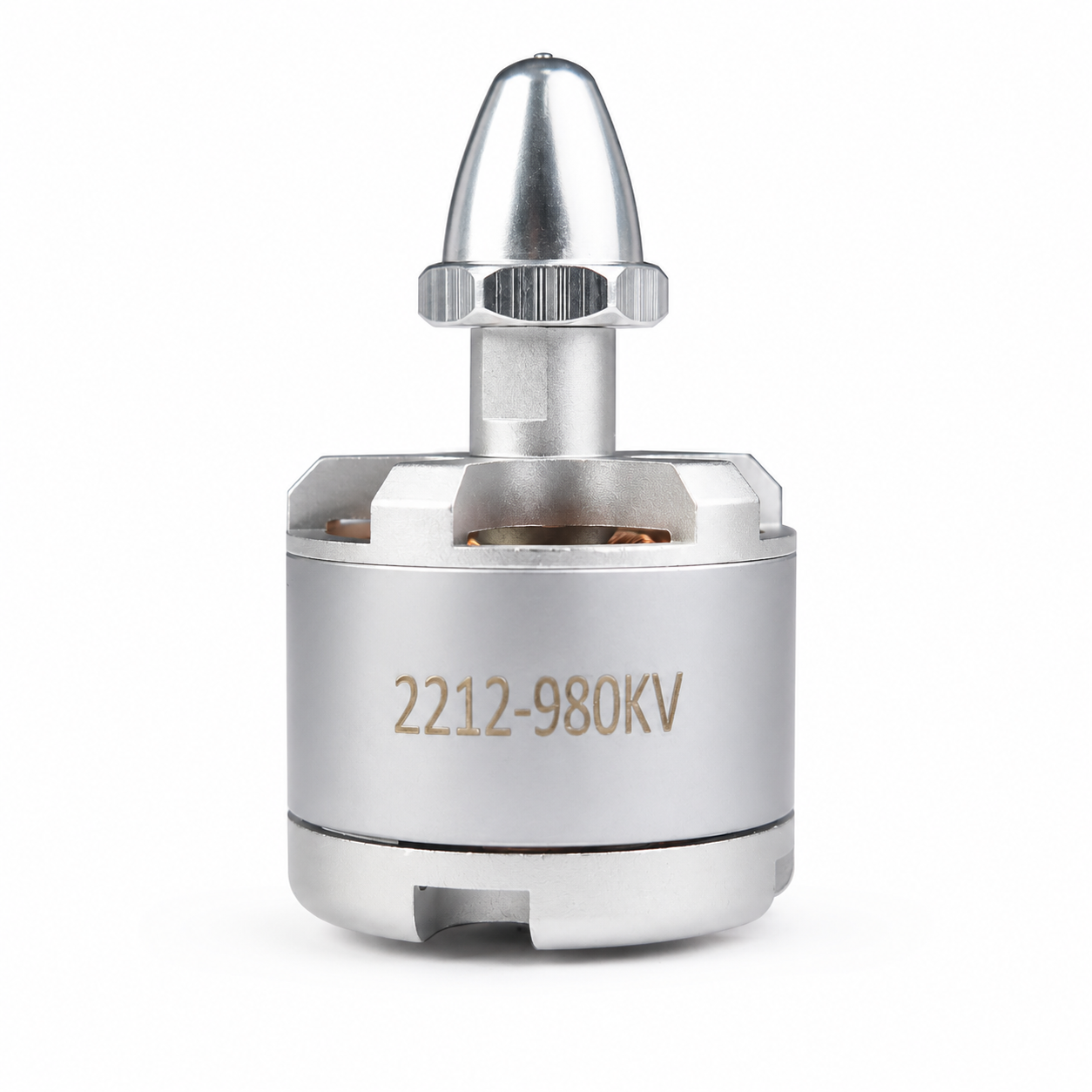 Side view of 2212 980KV CCW brushless motor for quadcopter and UAV applications