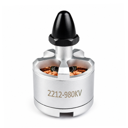 Power 2212 980KV CW brushless drone motor with mounting screws and accessories