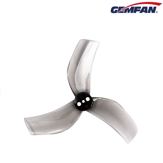 Gemfan D63 Ducted PC 3-Blade 1.5mm Cinewhoop Propeller for 2.5 Inch FPV Drone (4CW + 4CCW) - Clear Gray
