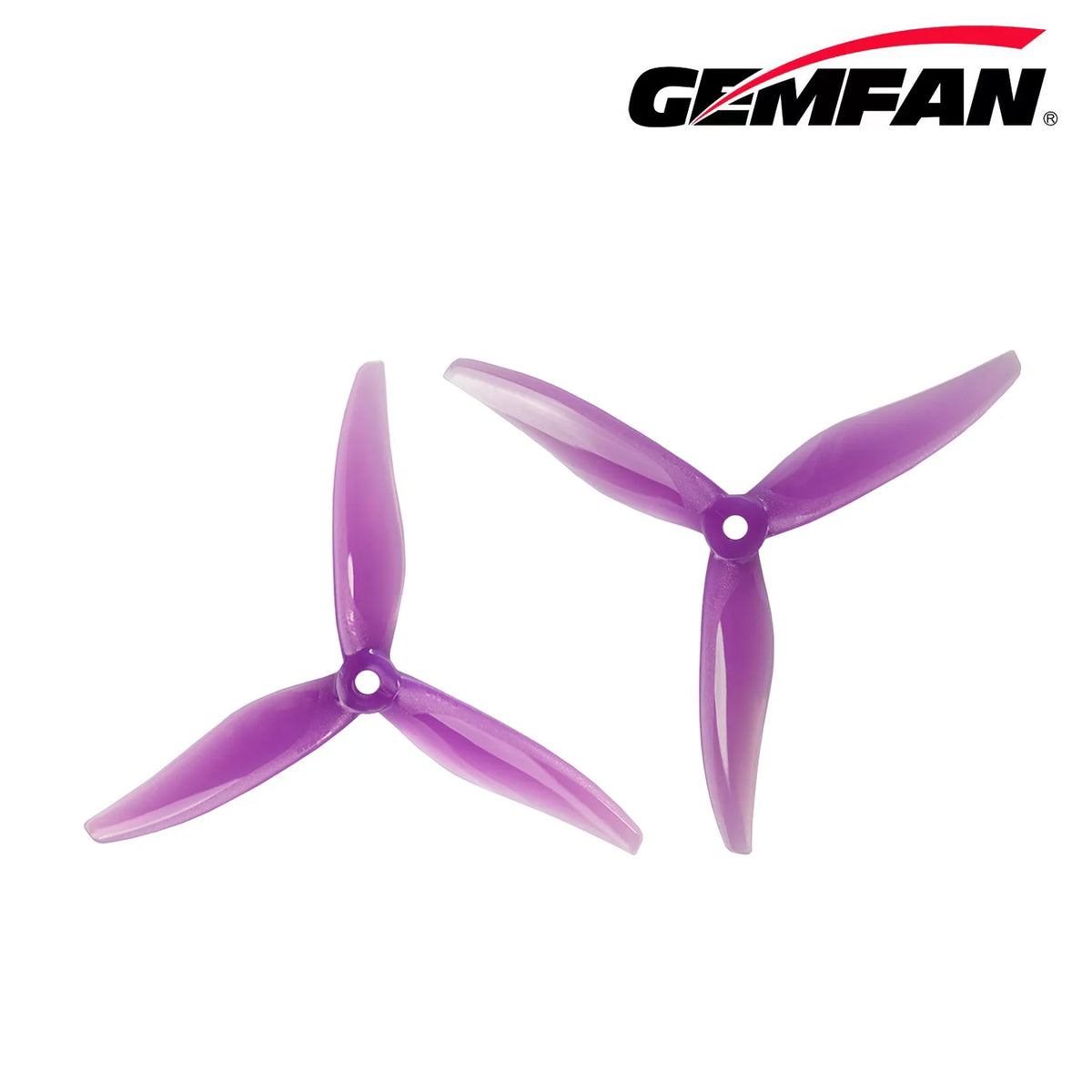Gemfan F3015 Floppy Proppy PC 3-Blade Propeller for 3 Inch FPV Drone (2CW + 2CCW) - Purple