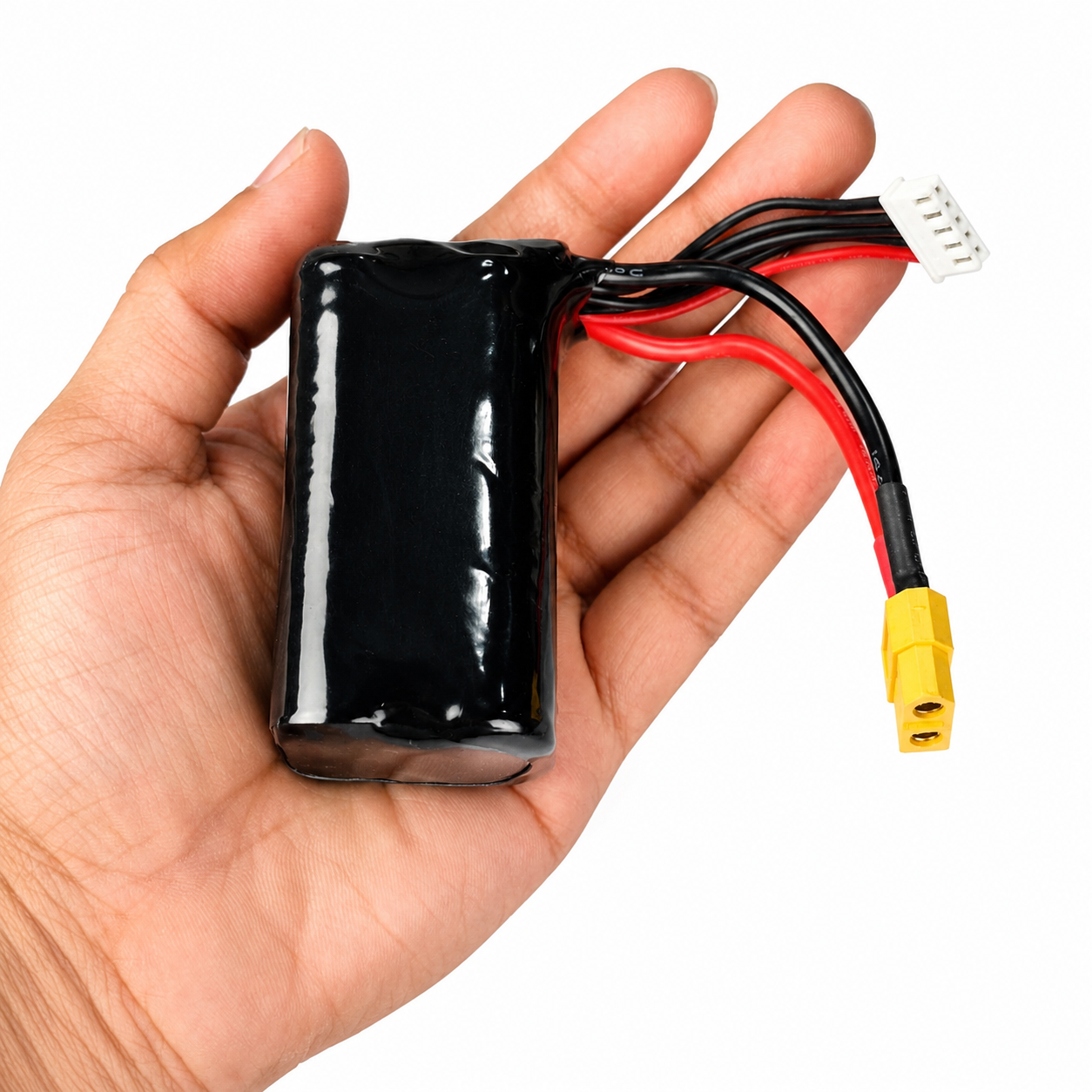 Back View of 2850mAh 4S 1P 14.8V Li-Ion Battery Pack
