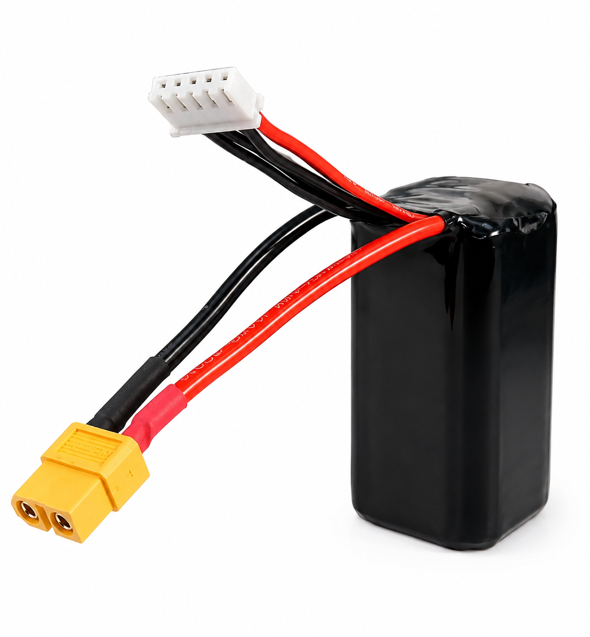 Side View of 2850mAh 4S 1P 14.8V Li-Ion Battery Pack
