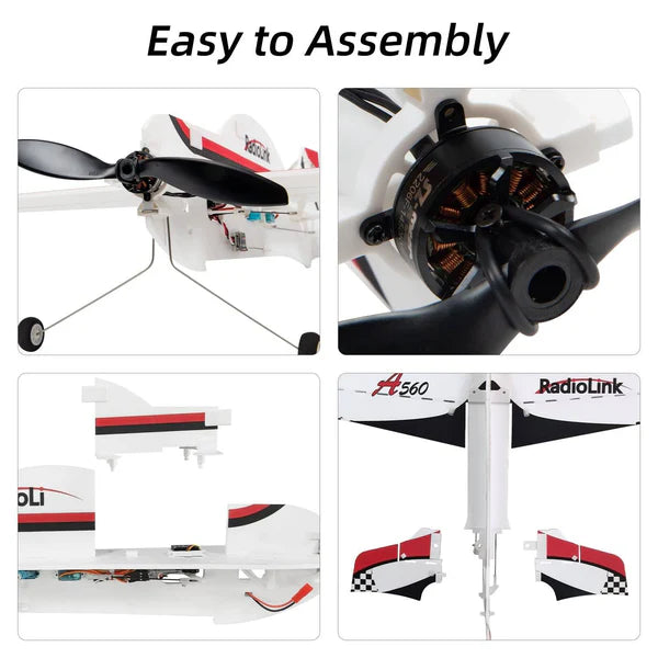 Radiolink A560 Airplane Plug & Play RC Gyro Airplane with 6 Flight Modes & Radio Transmitter Receiver. Hi Tech xyz