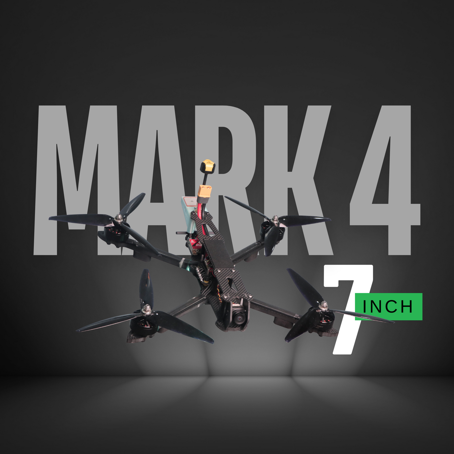 Mark4 V2 7 Inch Carbon Fiber Analog FPV Drone - PNP
