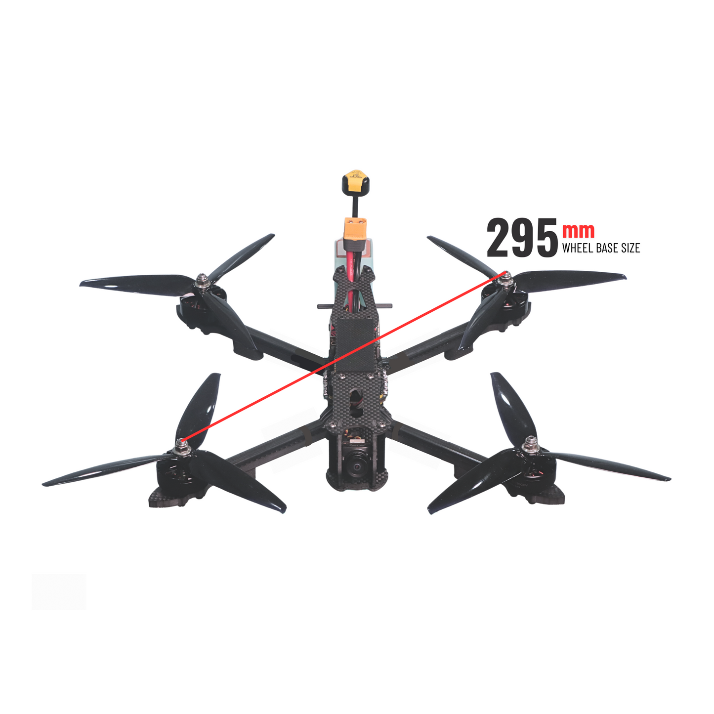 Mark4 V2 7 Inch Carbon Fiber Analog FPV Drone - PNP